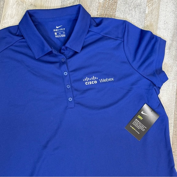 Women’s Nike Dri-Fit Cisco WebEx Branded Polo Shirt - Size XXL - Picture 2 of 6
